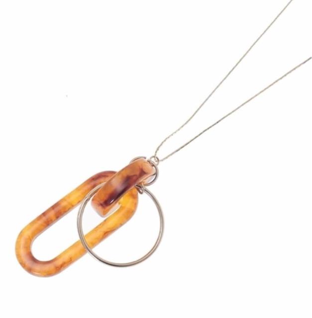 定価3,850円●MICHEL KLEIN●ワントップネックレス●ゴールド < ブランド 定価3,850円●MICHEL KLEIN●ワントップネックレス●ゴールド < ブランドの