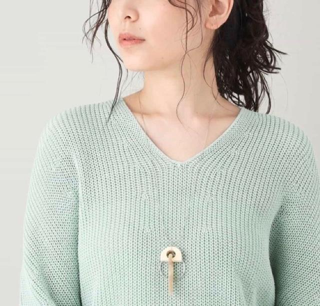 定価3,850円●MICHEL KLEIN●ワントップネックレス●ゴールド < ブランド 定価3,850円●MICHEL KLEIN●ワントップネックレス●ゴールド < ブランドの