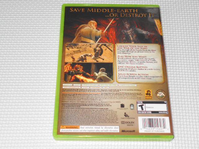 xbox360★THE LORD OF THE RINGS CONQUEST 海外版 < ゲーム本体/ソフト  xbox360★THE LORD OF THE RINGS CONQUEST 海外版 < ゲーム本体/ソフトの