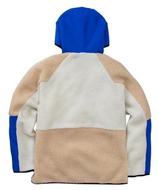 3Lサイズ!高貴紳士的!ブランド品!NyIaus!あった!フード付きボア切替裏メッシュフルジップパーカー!新品タグ付き!かっこいい < 男性ファッション  3Lサイズ!高貴紳士的!ブランド品!NyIaus!あった!フード付きボア切替裏メッシュフルジップパーカー!新品タグ付き!かっこいい < 男性ファッションの