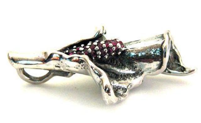 シルバー925 メイプルソープリリィペンダントヘッド 百合ペンダント ユリペンダントヘッド フラワーペンダント ジルコニア 銀製 < 男性アクセサリー/時計  シルバー925 メイプルソープリリィペンダントヘッド 百合ペンダント ユリペンダントヘッド フラワーペンダント ジルコニア 銀製 < 男性アクセサリー/時計の