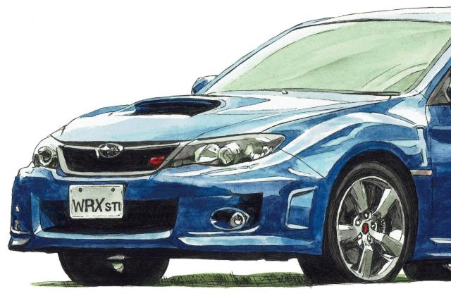 NC-1198スバルWRX STI限定版画サイン額装済作家平右ヱ門 < 自動車/バイク NC-1198スバルWRX STI限定版画サイン額装済作家平右ヱ門 < 自動車/バイク