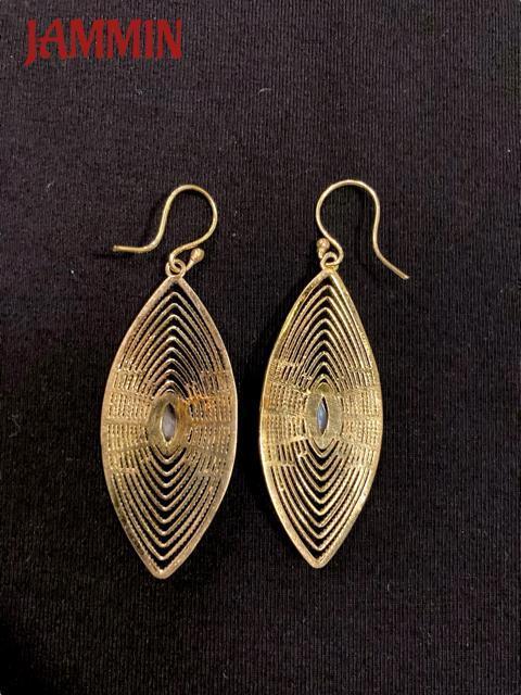 ストーンピアス アジアン エスニック ムーンストーン ヒッピー 旅のお守り < 女性アクセサリー/時計  ストーンピアス アジアン エスニック ムーンストーン ヒッピー 旅のお守り < 女性アクセサリー/時計の