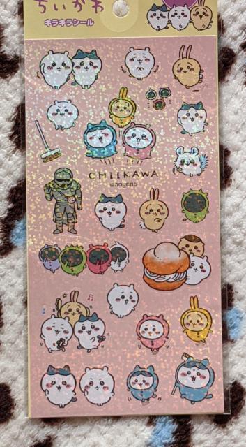 ちいかわ ハンディファン+おまけ(キラキラシール) < アニメ/コミック/キャラクター  ちいかわ ハンディファン+おまけ(キラキラシール) < アニメ/コミック/キャラクターの