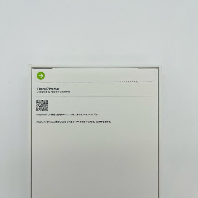 J iPhone 17 Pro Max 256 GB SIMt[ {  Ɠd/AV 