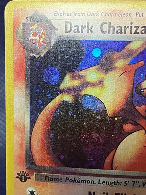 【希少】ポケモンカード わるいリザードン 初版 1st Edition キラ ポケカ ロケット団 < トレーディングカード 【希少】ポケモンカード わるいリザードン 初版 1st Edition キラ ポケカ ロケット団 < トレーディングカードの