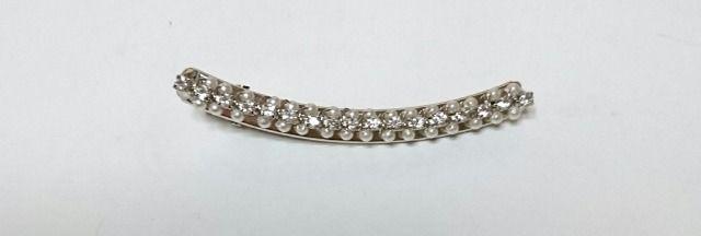 ラインストーン&パール ミニ ヘアクリップ★ < 女性アクセサリー/時計  ラインストーン&パール ミニ ヘアクリップ★  < 女性アクセサリー/時計の