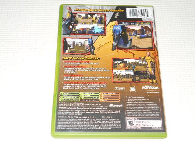 xbox★GREG HASTINGS' TOURNAMENT PAINTBALL MAX'D 海外版 < ゲーム本体/ソフト  xbox★GREG HASTINGS' TOURNAMENT PAINTBALL MAX'D 海外版 < ゲーム本体/ソフトの