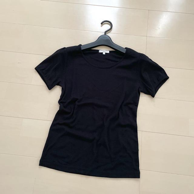 半袖Tシャツ カットソー トップス 無地ブラック < 女性ファッション  半袖Tシャツ カットソー トップス 無地ブラック  < 女性ファッションの