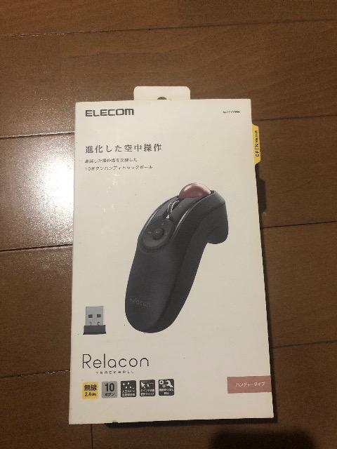 ELECOM Relacon マウス ワイヤレスハンディトラックボール 新品未使用 < PC本体/周辺機器  ELECOM Relacon マウス ワイヤレスハンディトラックボール 新品未使用  < PC本体/周辺機器の