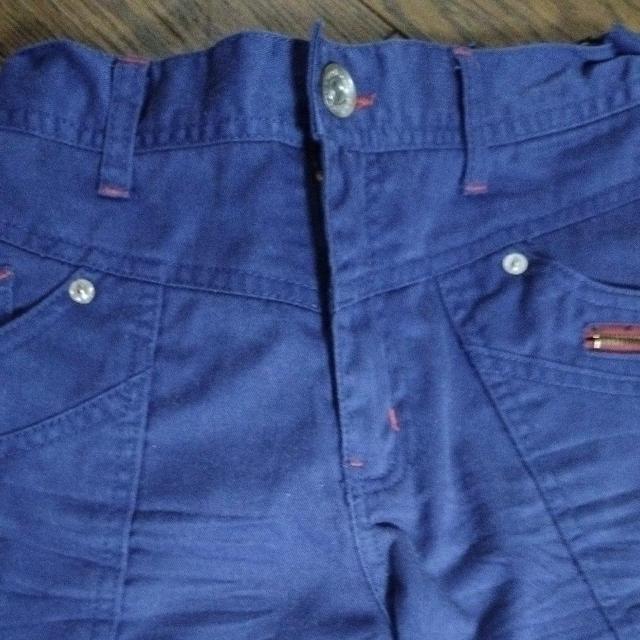 160サイズ ブルー 美品 短パンツ Wrangler < キッズ/ベビー 160サイズ ブルー 美品 短パンツ Wrangler < キッズ/ベビーの