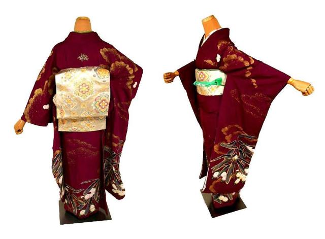 【最高峰】新品同様 ファッションデザイナー【花井幸子】金駒 5紋 振袖・長襦袢 身丈157.5cm 裄丈67.5cm T3515 < 女性ファッション  【最高峰】新品同様 ファッションデザイナー【花井幸子】金駒 5紋 振袖・長襦袢 身丈157.5cm 裄丈67.5cm T3515 < 女性ファッションの