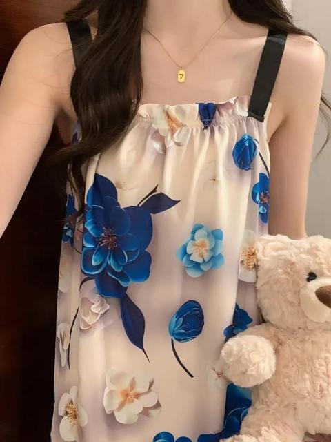 超お買い得1290円★女性用オフショルダーキミソールナイトガウン、ユニークな花柄デザイン 日本サイズM < 女性ファッション  超お買い得1290円★女性用オフショルダーキミソールナイトガウン、ユニークな花柄デザイン 日本サイズM < 女性ファッションの