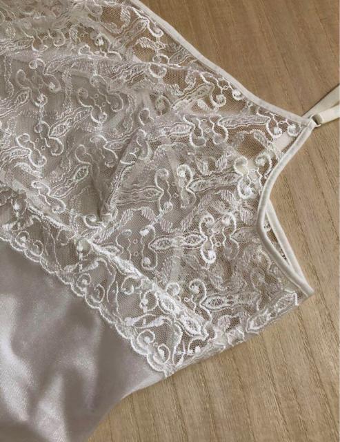 Wing ワコール 胸元豪華レース スリップ 日本製 80ー80 < 女性ファッション  Wing ワコール 胸元豪華レース スリップ 日本製 80ー80 < 女性ファッションの