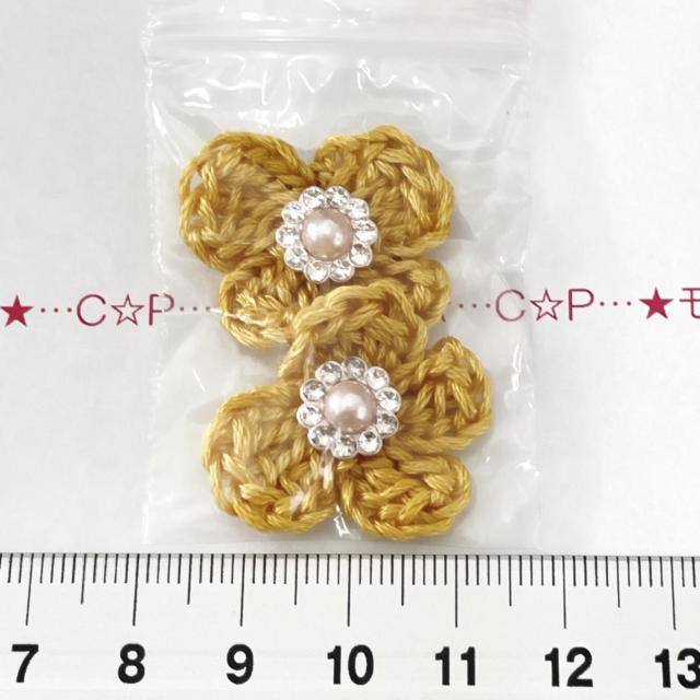 16*ハンドメイド♪キラキラリボンモチーフ 2個 4 < ペット/手芸/園芸  16*ハンドメイド♪キラキラリボンモチーフ 2個 4  < ペット/手芸/園芸の