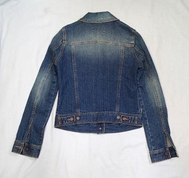 ◆HCO Hollister ホリスター/デニム ジャケット Gジャン ロゴマーク刺繍入り/サイズM < 女性ファッション  ◆HCO Hollister ホリスター/デニム ジャケット Gジャン ロゴマーク刺繍入り/サイズM < 女性ファッションの