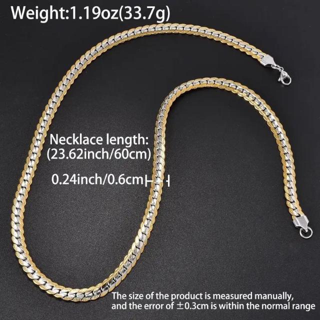 爆ヤス価格1090円★ベストセラー商品 メンズ&ウィメンズ ファッションチェーンネックレス シルバーゴールド ステンレス < 男性アクセサリー/時計 爆ヤス価格1090円★ベストセラー商品 メンズ&ウィメンズ ファッションチェーンネックレス シルバーゴールド ステンレス < 男性アクセサリー/時計の