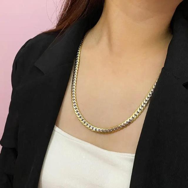 爆ヤス価格1090円★ベストセラー商品 メンズ&ウィメンズ ファッションチェーンネックレス シルバーゴールド ステンレス < 男性アクセサリー/時計 爆ヤス価格1090円★ベストセラー商品 メンズ&ウィメンズ ファッションチェーンネックレス シルバーゴールド ステンレス < 男性アクセサリー/時計の