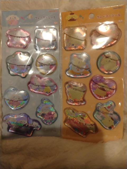 正規品 サンリオ シナモロール ポムポムプリン ウォーターシール 2枚セット < インテリア/ライフ 正規品 サンリオ シナモロール ポムポムプリン ウォーターシール 2枚セット < インテリア/ライフの