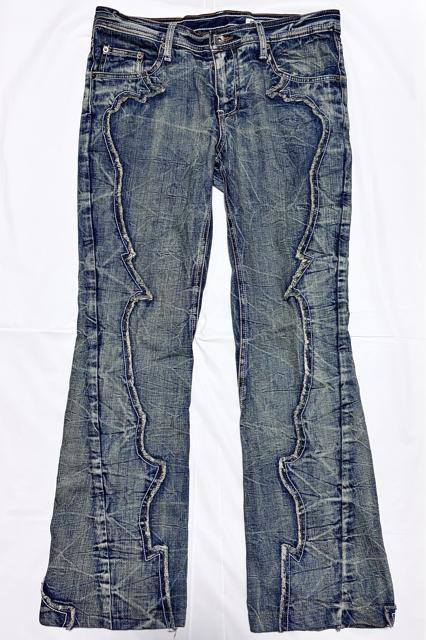 美品 semantic design セマンティックデザイン スタッズ 加工 ブーツカット デニム L ロック y2k V系お兄系 < 男性ファッション 美品 semantic design セマンティックデザイン スタッズ 加工 ブーツカット デニム L ロック y2k V系お兄系 < 男性ファッションの