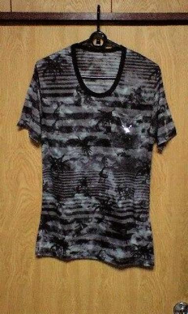 新品ROENロエン スワロフスキースカルタイダイ染ハワイアンボーダーカットソー S DAIGO着 < ブランド  新品ROENロエン スワロフスキースカルタイダイ染ハワイアンボーダーカットソー S DAIGO着  < ブランドの