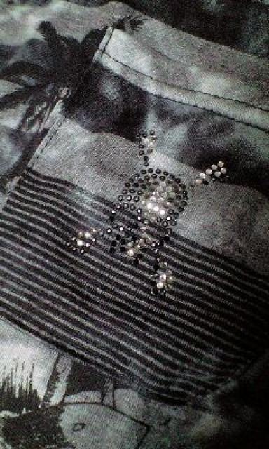 新品ROENロエン スワロフスキースカルタイダイ染ハワイアンボーダーカットソー S DAIGO着 < ブランド  新品ROENロエン スワロフスキースカルタイダイ染ハワイアンボーダーカットソー S DAIGO着 < ブランドの