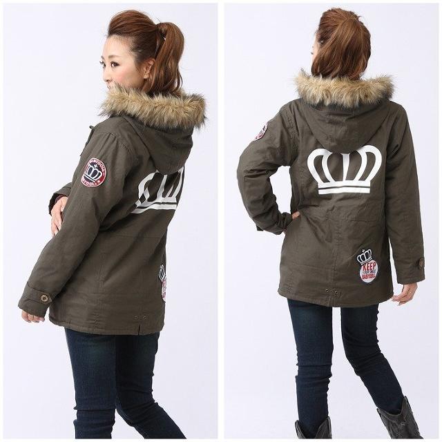 中古モッズコート130カーキ ベビードールBABYDOOLベビド < ブランド  中古モッズコート130カーキ ベビードールBABYDOOLベビド < ブランドの