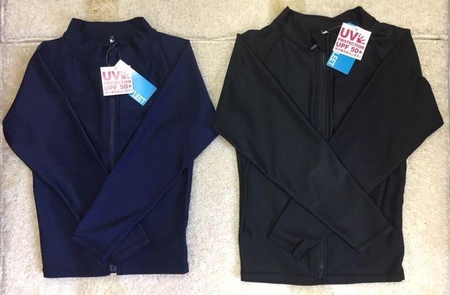 男女児兼用UPF50%+長袖&フルジップラッシュガード1枚 < キッズ/ベビー  男女児兼用UPF50%+長袖&フルジップラッシュガード1枚  < キッズ/ベビーの