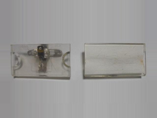 U型名札 25x50mm 透明 2点セット 中古品 < インテリア/ライフ  U型名札 25x50mm 透明 2点セット 中古品  < インテリア/ライフの