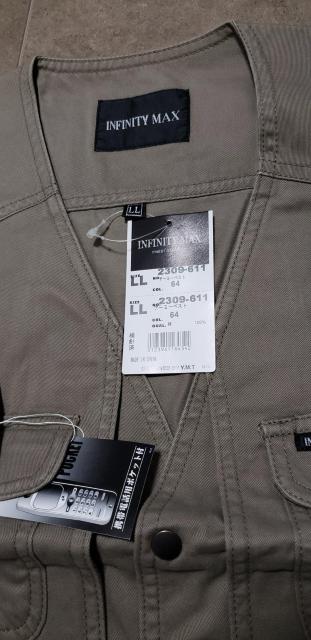 送料込★インフィニティ【2309.64モカ】アーミーベスト.LL < 男性ファッション  送料込★インフィニティ【2309.64モカ】アーミーベスト.LL < 男性ファッションの