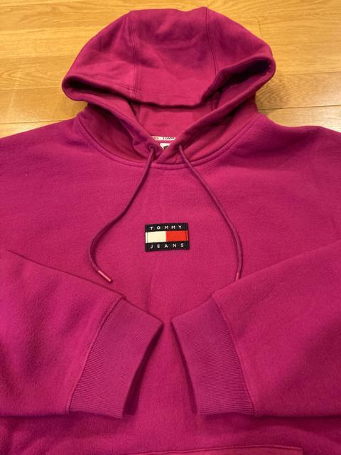 TOMMY JEANS フリース切替プルオーバー 超大きいsize3XLパーカー  トミーヒルフィガー < ブランド  TOMMY JEANS フリース切替プルオーバー 超大きいsize3XLパーカー  トミーヒルフィガー < ブランドの