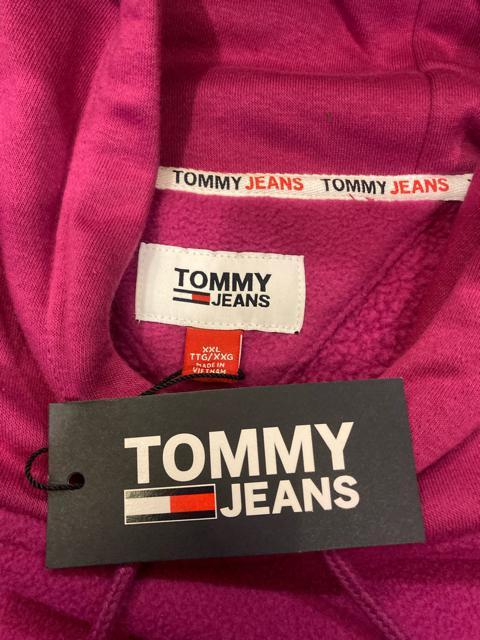 TOMMY JEANS フリース切替プルオーバー 超大きいsize3XLパーカー  トミーヒルフィガー < ブランド  TOMMY JEANS フリース切替プルオーバー 超大きいsize3XLパーカー  トミーヒルフィガー < ブランドの