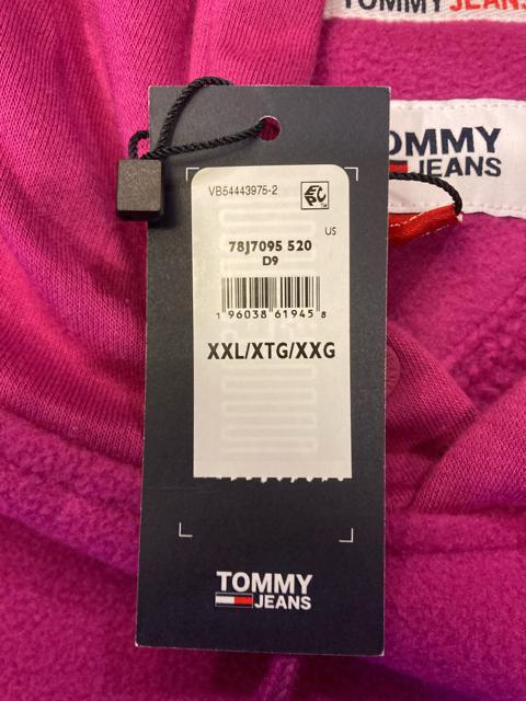 TOMMY JEANS フリース切替プルオーバー 超大きいsize3XLパーカー  トミーヒルフィガー < ブランド  TOMMY JEANS フリース切替プルオーバー 超大きいsize3XLパーカー  トミーヒルフィガー < ブランドの