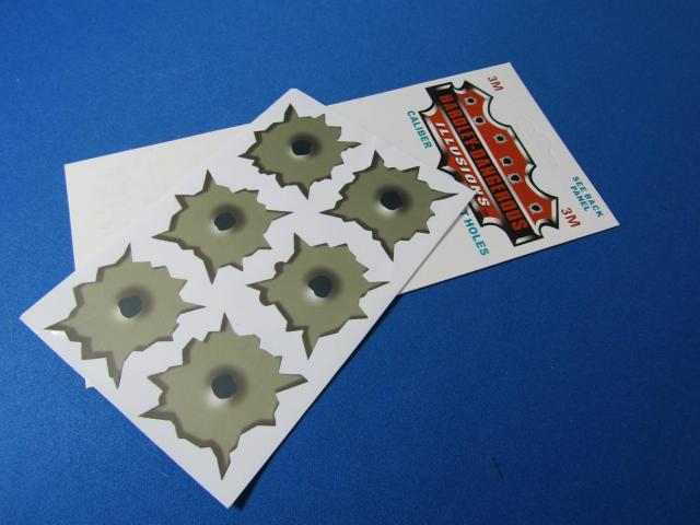 ● 送料無料!6連発 45口径!弾痕! 撃たれちゃいました! 超リアル いたずら!ステッカー シール限定入庫 新品未開封品 ● < 自動車/バイク ● 送料無料!6連発 45口径!弾痕! 撃たれちゃいました! 超リアル いたずら!ステッカー シール限定入庫 新品未開封品 ● < 自動車/バイク