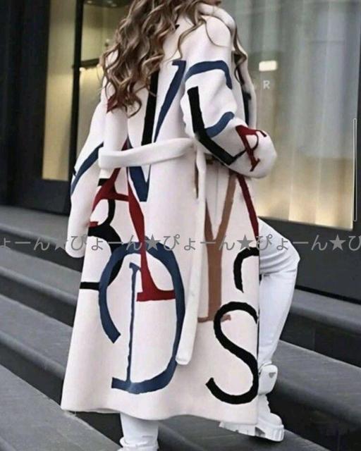 新品6L〜8L★マルチカラー★ウールコート < 女性ファッション  新品6L〜8L★マルチカラー★ウールコート < 女性ファッションの