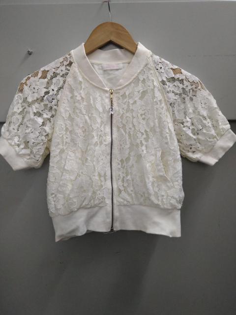 LIZ LISA☆総レース半袖パフスリブルゾン < ブランド LIZ LISA☆総レース半袖パフスリブルゾン < ブランドの