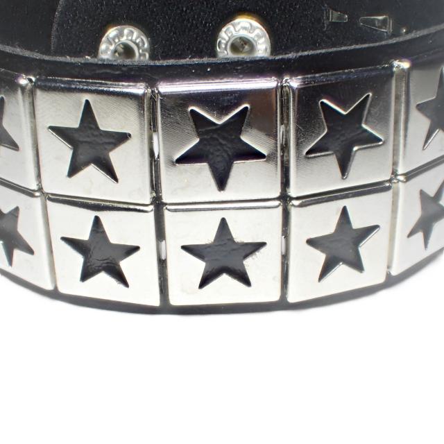 スタッズ 鋲 星 スター 2列 レザーブレスレット ブレスレット アクセサリー バングル リストバンド ロック パンク 黒色 @ < 男性アクセサリー/時計 スタッズ 鋲 星 スター 2列 レザーブレスレット ブレスレット アクセサリー バングル リストバンド ロック パンク 黒色 @ < 男性アクセサリー/時計の