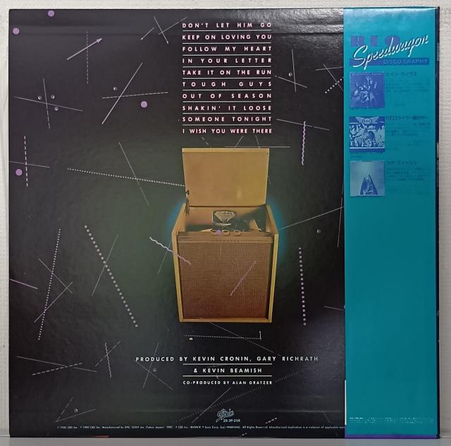 LP(帯付)REOスピードワゴン(REO Speedwagon)/禁じられた夜 (Hi Infidelity) 070728 < CD/DVD/ビデオ  LP(帯付)REOスピードワゴン(REO Speedwagon)/禁じられた夜 (Hi Infidelity) 070728 < CD/DVD/ビデオの