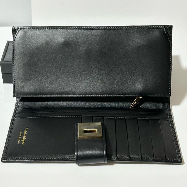 Salvatore Ferragamo �t�F���K�� �K���`�[�j �L�����o�X ���U�[ ��܂� �����z �E�H���b�g �u���b�N �� �u�����h�� 