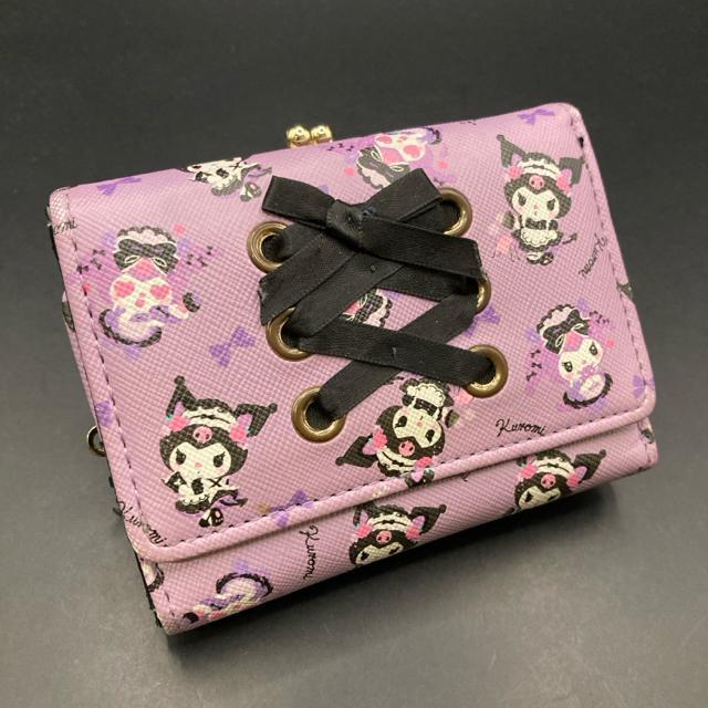 即決 サンリオ クロミ がま口 三つ折り財布 < アニメ/コミック/キャラクター 即決 サンリオ クロミ がま口 三つ折り財布 < アニメ/コミック/キャラクターの