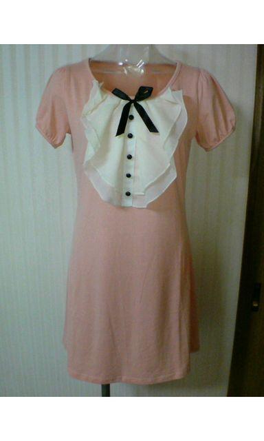 夢展望★胸元フリル ワンピース < ブランド 夢展望★胸元フリル ワンピース < ブランドの