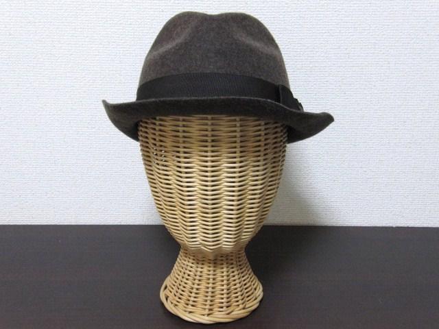 □nano・universe/ナノユニバース フェルト ハット/ブラウン☆新品 < ブランド  □nano・universe/ナノユニバース フェルト ハット/ブラウン☆新品 < ブランドの