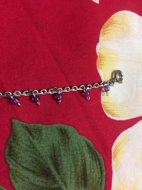 美品☆パープルビーズのネックレス&ブレスレット☆セット☆ < 女性アクセサリー/時計  美品☆パープルビーズのネックレス&ブレスレット☆セット☆ < 女性アクセサリー/時計の