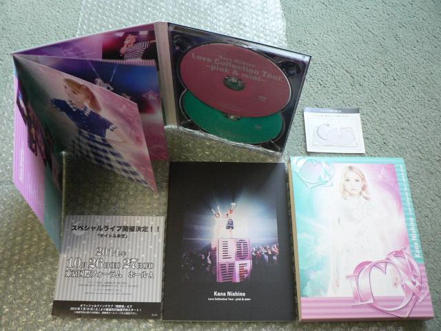 西野カナ/Love Collection Tour-pink & mint(初回盤)2DVD他出品 < タレントグッズ  西野カナ/Love Collection Tour-pink & mint(初回盤)2DVD他出品 < タレントグッズの