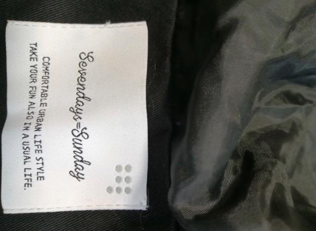 特価新品未使用 SEVENDAYS SUNDAY トレンチコートモッズコートブラック素敵通勤 < 女性ファッション  特価新品未使用 SEVENDAYS SUNDAY トレンチコートモッズコートブラック素敵通勤 < 女性ファッションの