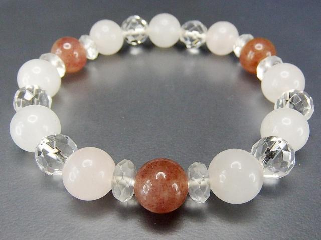 愛と美女性天然石ストロベリークォーツ水晶ローズクォーツ約10mmブレスレット < 女性アクセサリー/時計  愛と美女性天然石ストロベリークォーツ水晶ローズクォーツ約10mmブレスレット < 女性アクセサリー/時計の