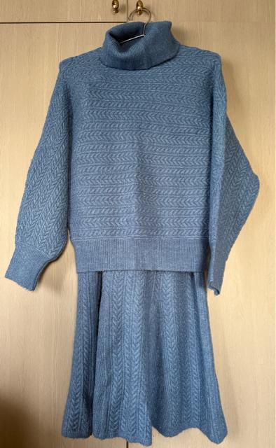 N.  エヌドット タートルネックニット Mサイズ セットアップ スカート付き < 女性ファッション  N.  エヌドット タートルネックニット Mサイズ セットアップ スカート付き  < 女性ファッションの
