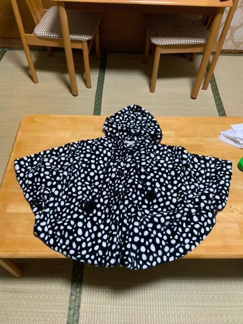 ◆白の水玉ポンチョLサイズ < 女性ファッション  ◆白の水玉ポンチョLサイズ  < 女性ファッションの