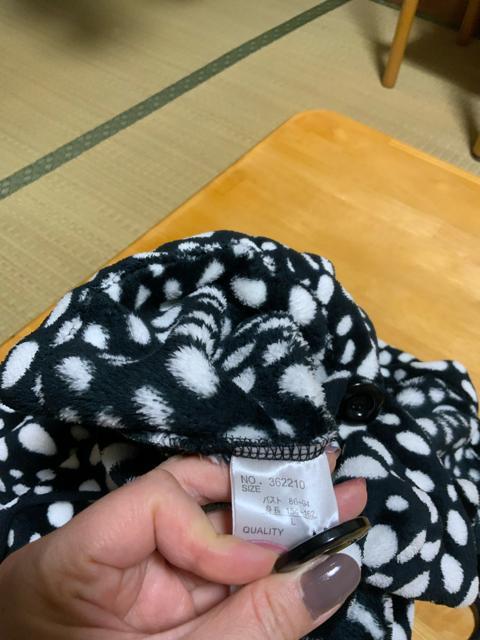 ◆白の水玉ポンチョLサイズ < 女性ファッション  ◆白の水玉ポンチョLサイズ < 女性ファッションの