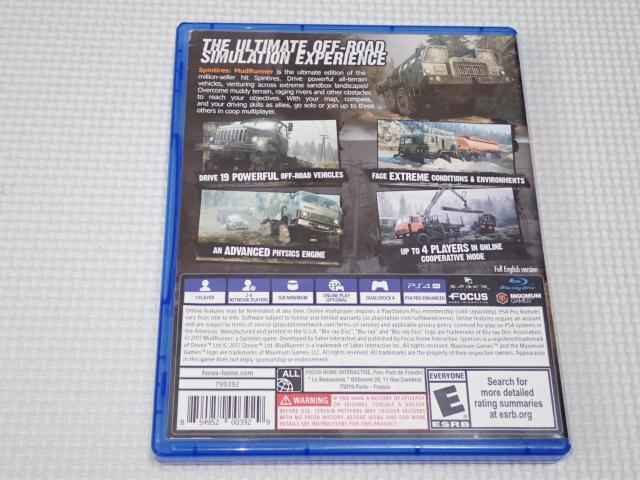 PS4MUD RUNNER a Spintires Game CO kĔ  Q[{/\tg 